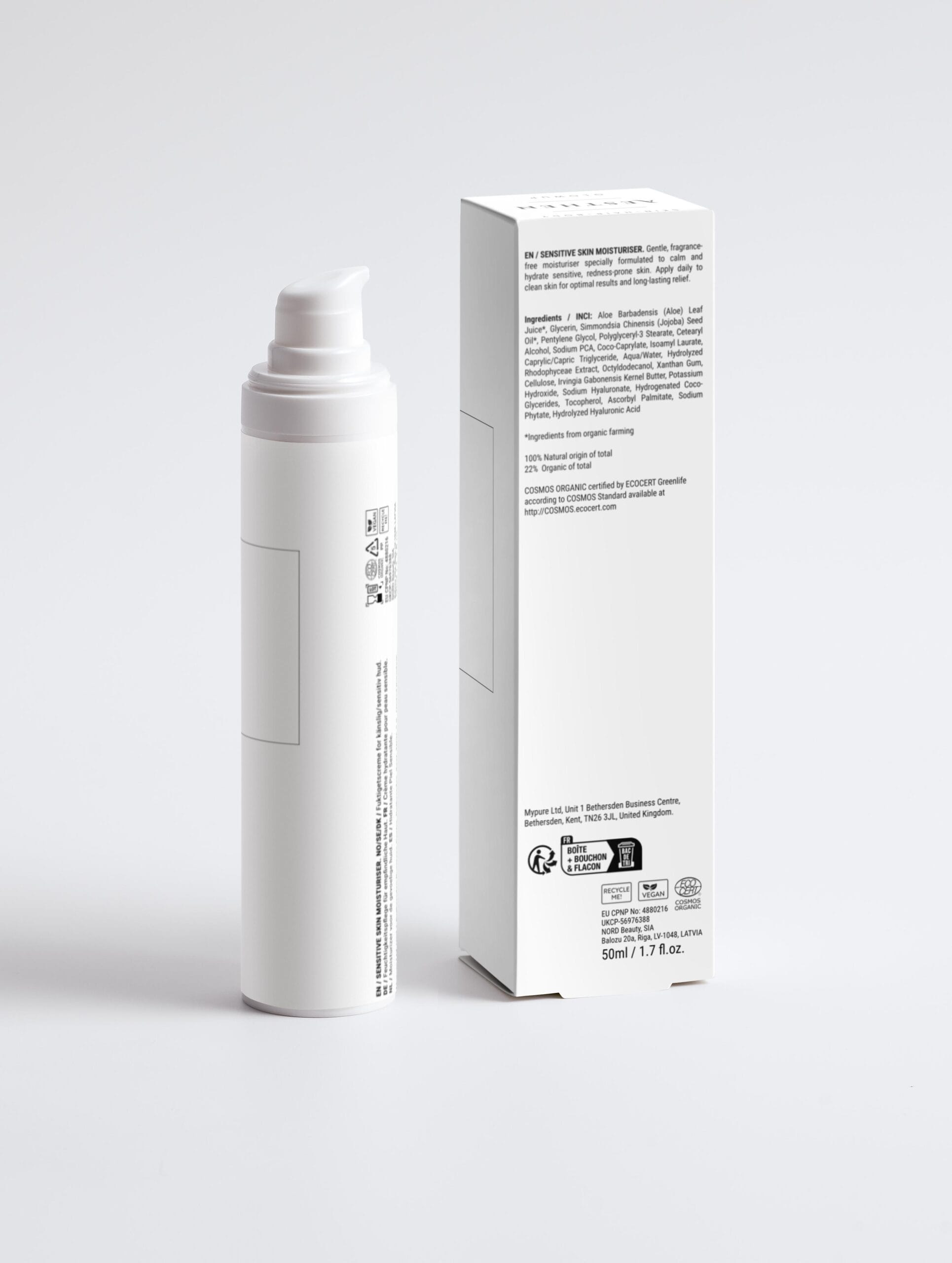 Sensitive Skin Moisturiser, Fragrance Free - Image 2
